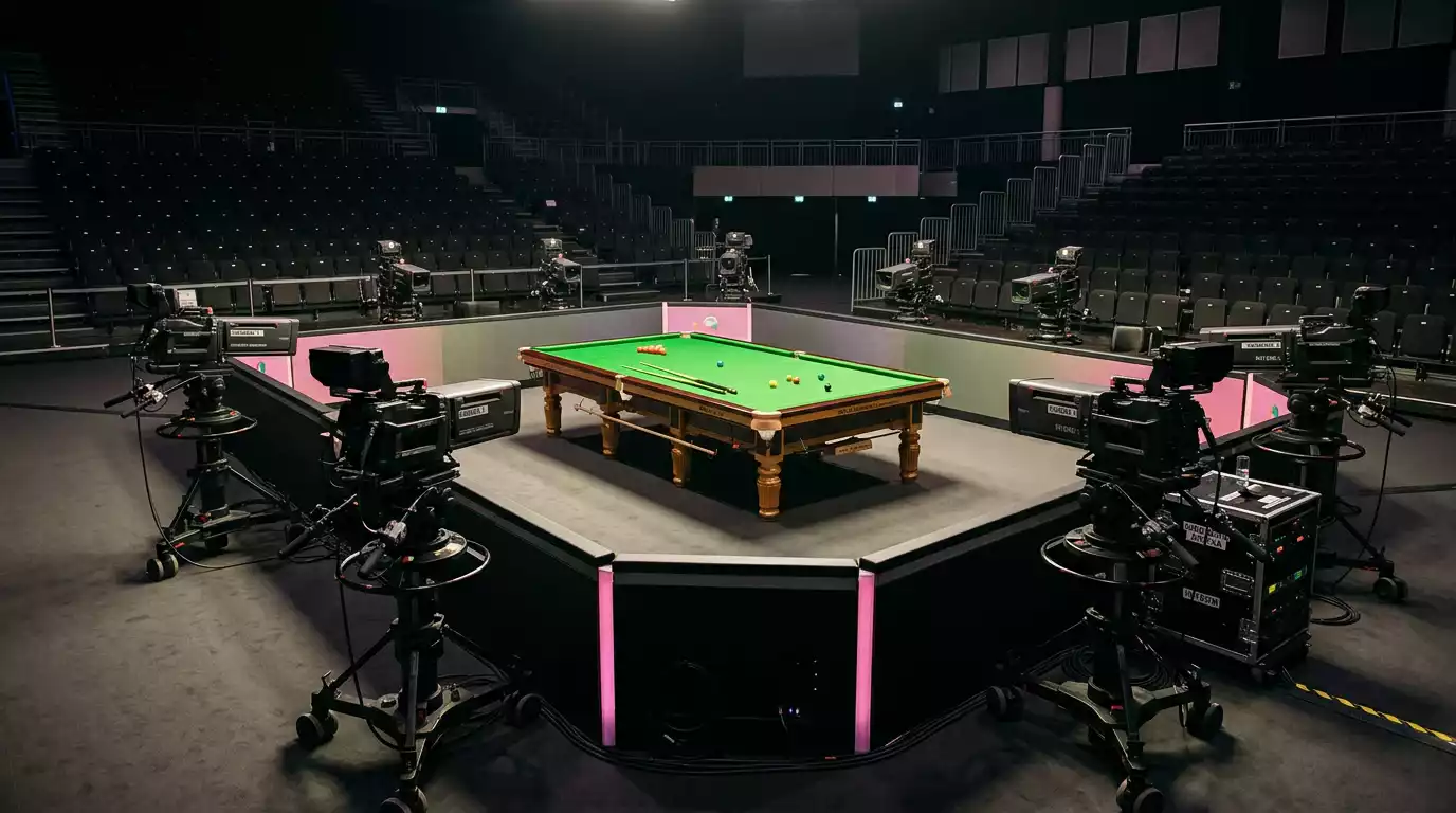 Reichweitendiagramm der BBC-Snooker-WM-Übertragung mit TV- und Streaming-Daten